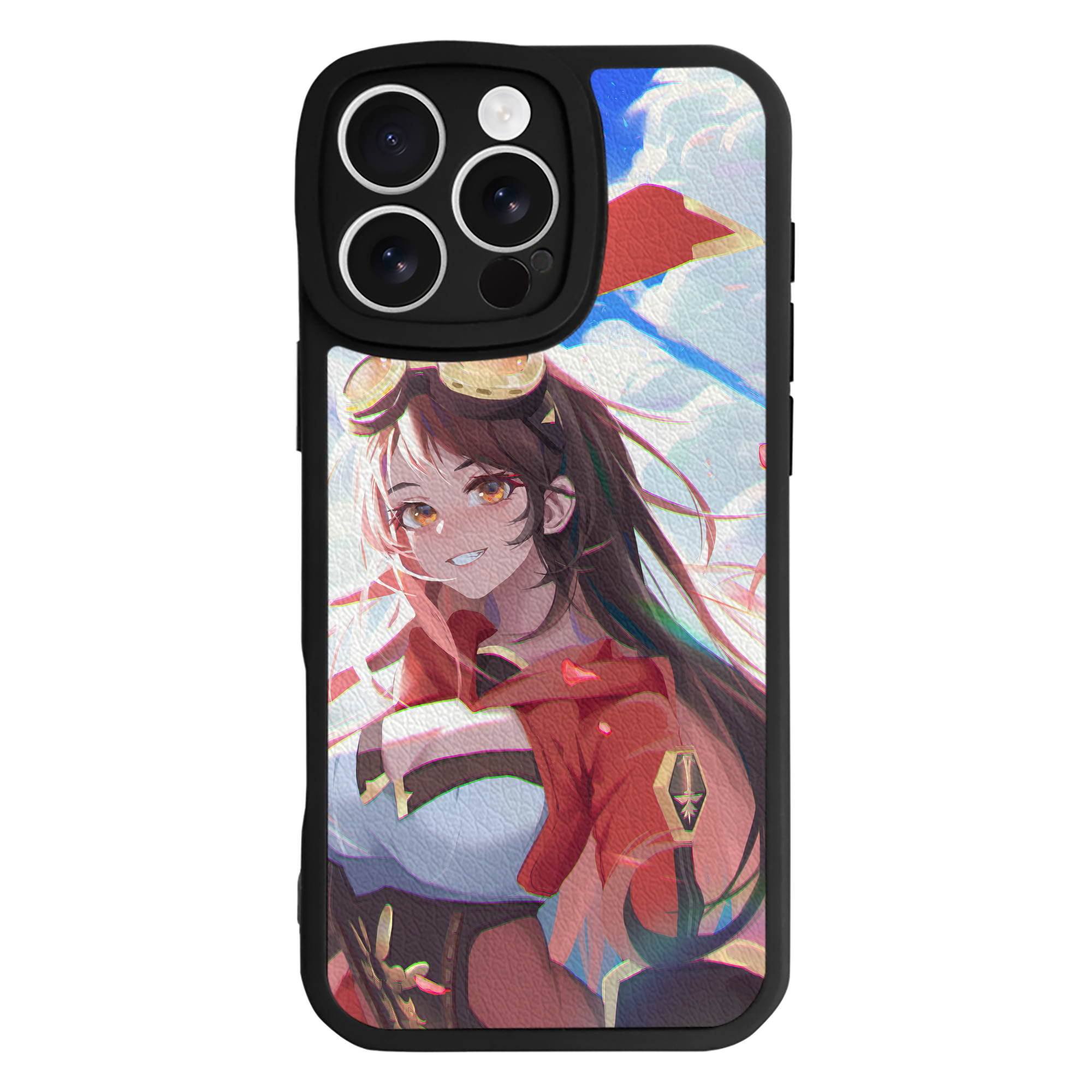 げんし神 genshin 【iPhone 16シリーズ対応】シリコンスマホケース（レザー調） 材質：シリコン
